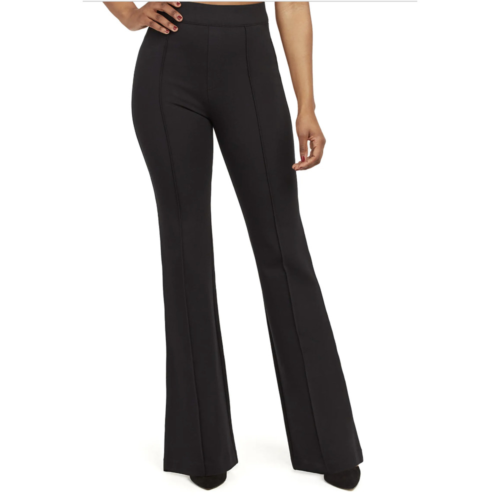 NWT Spanx The Perfect Pant Hi-Rise Flare Ponte Pants L Petite